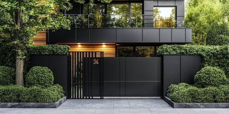 ozdobne ogrodzenie z Polski