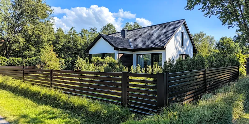 Gartenzaun Metall Polen