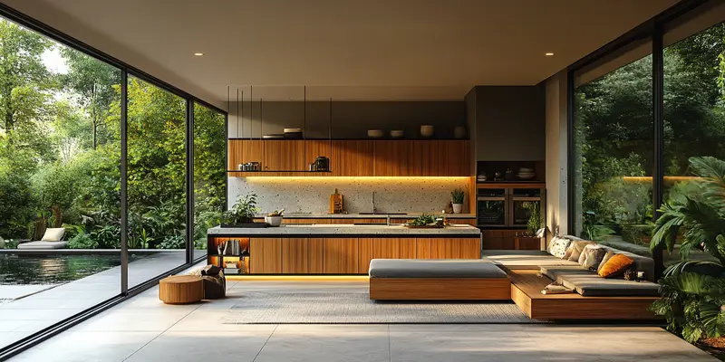 Czerwone meble kuchenne jakie ściany?