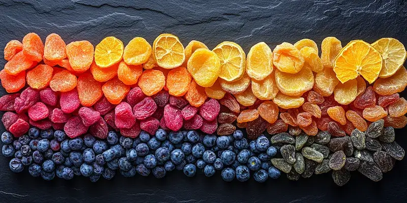 Ile cukru maja suszone owoce?