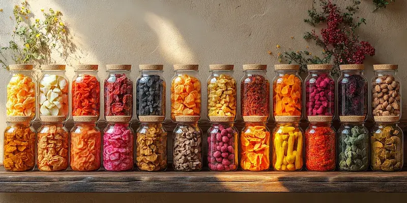 Ile kcal mają suszone owoce?