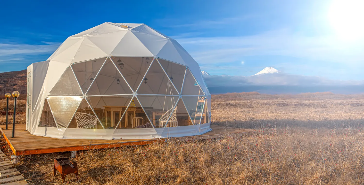 Namiot sferyczny całoroczny