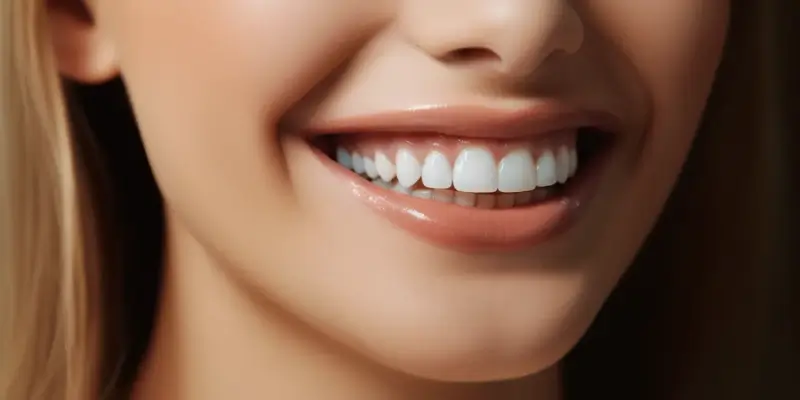 Stomatolog - piękny uśmiech śnieżnobiałymi zębami